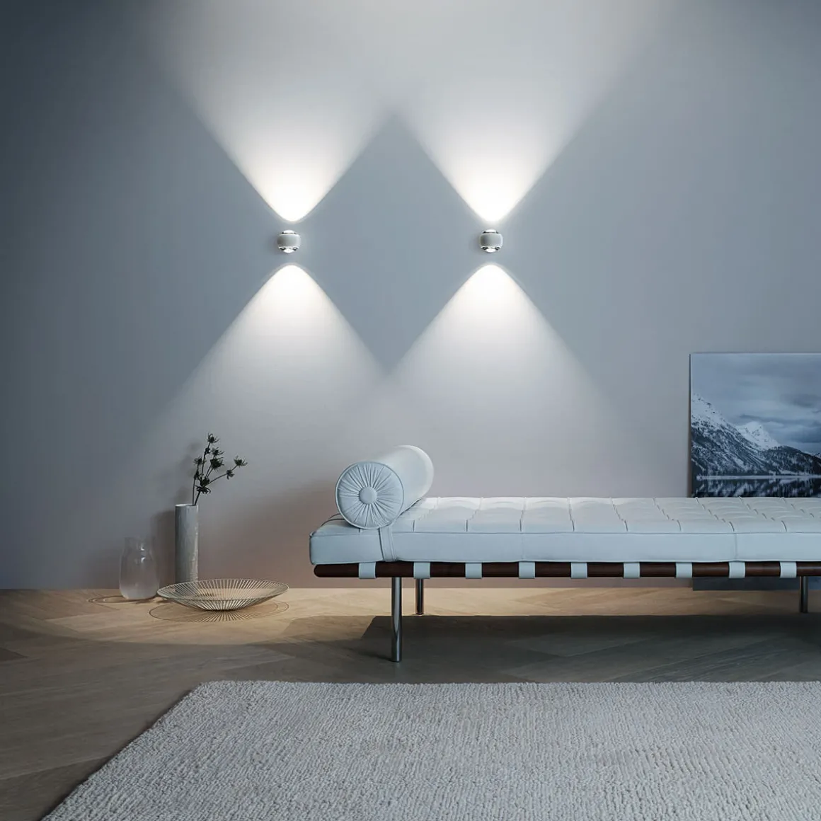 Occhio io verticale Volt D LED Wandleuchte, 3000 K