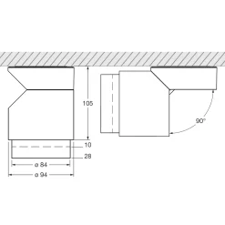 Occhio lui volto Volt Z Deckenstrahler, 3000 K