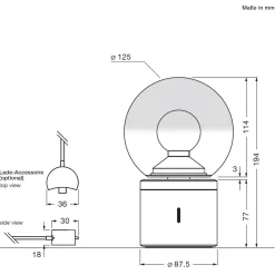 Occhio Luna pura LED Akkuleuchte