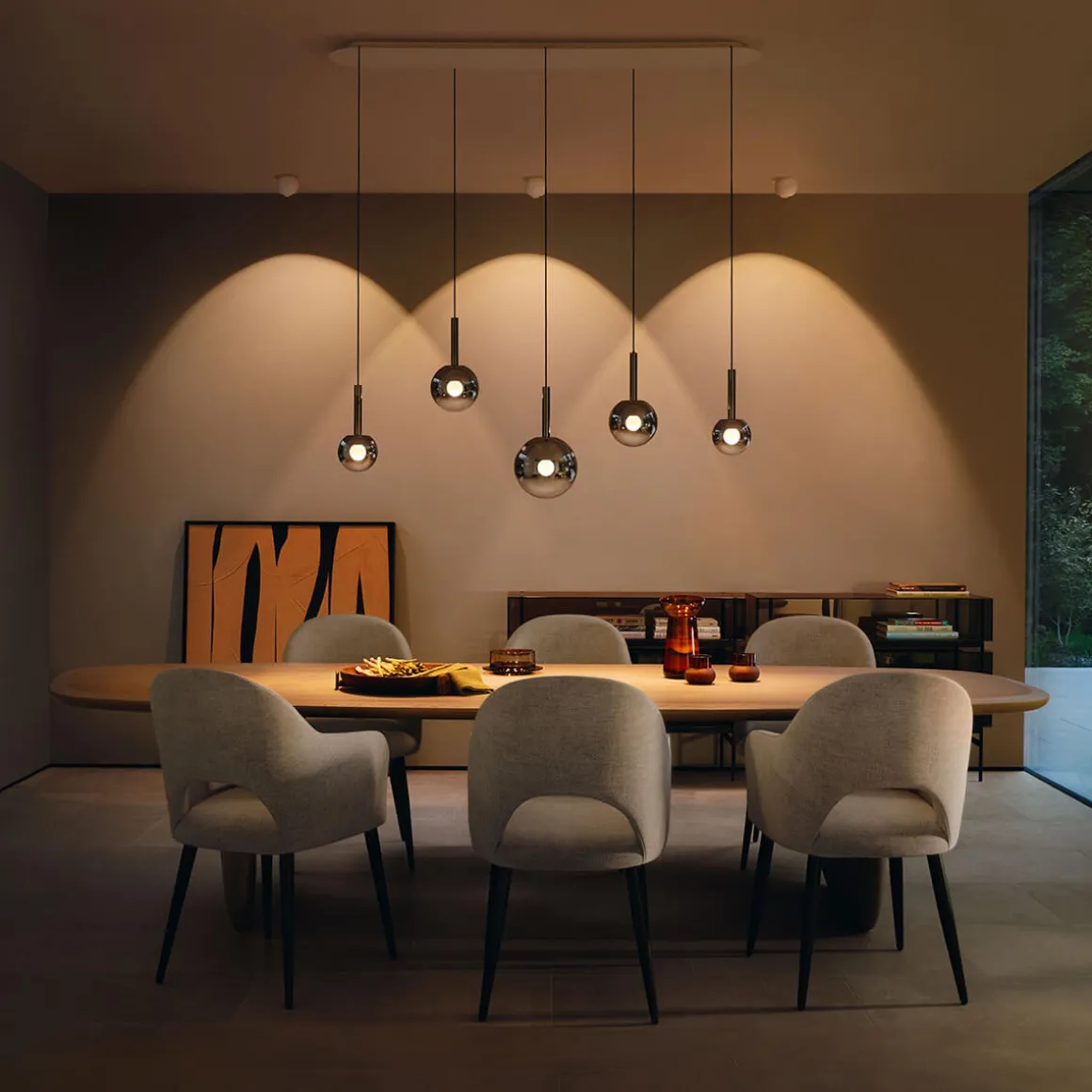 Occhio Luna sospeso cloud 5 L fix LED Pendelleuchte