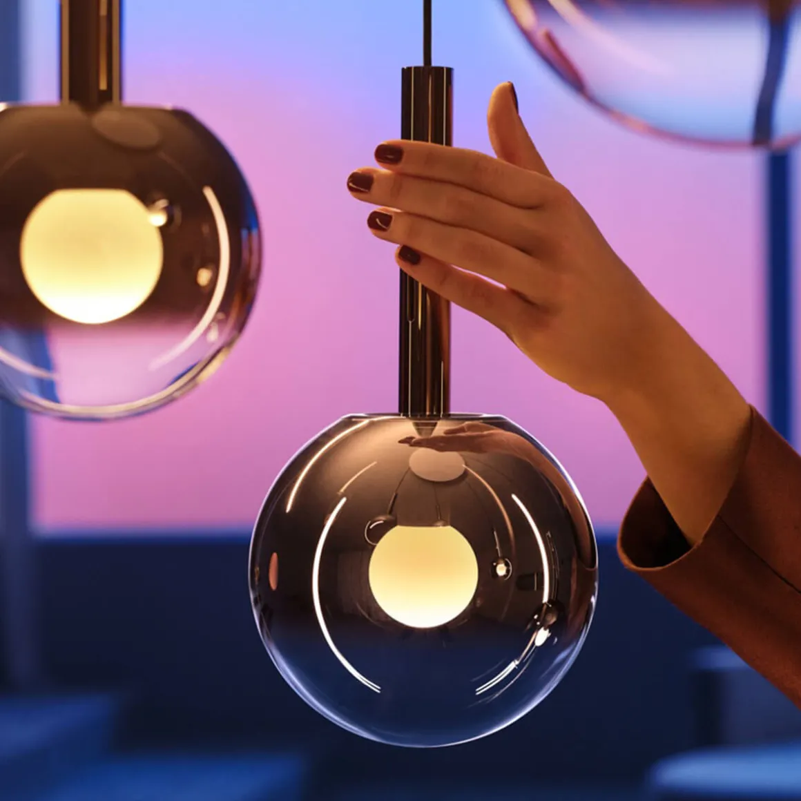 Occhio Luna sospeso fix up LED Pendelleuchte