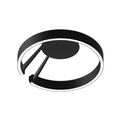 Occhio Mito aura 40 narrow LED Deckenleuchte, Base: schwarz matt