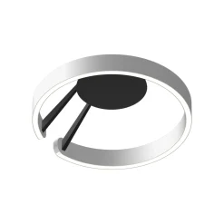 Occhio Mito aura 40 narrow LED Deckenleuchte, Base: schwarz matt