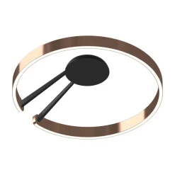 Occhio Mito aura 60 narrow LED Deckenleuchte, Base: schwarz matt