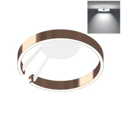 Occhio Mito aura 40 wide LED Wand- / Deckenleuchte, Base: weiß matt