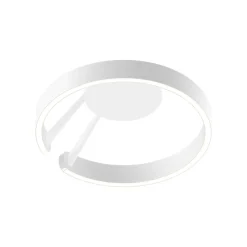 Occhio Mito aura 40 wide LED Wand- / Deckenleuchte, Base: weiß matt