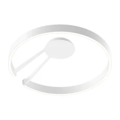 Occhio Mito aura 60 wide LED Wand- / Deckenleuchte, Base: weiß matt