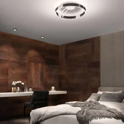 Occhio Mito aura 60 wide LED Wand- / Deckenleuchte, Base: weiß matt