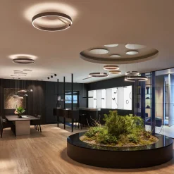 Occhio Mito aura 60 wide LED Wand- / Deckenleuchte, Base: weiß matt