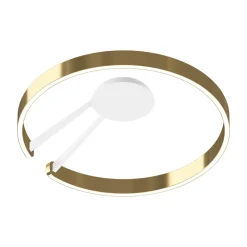 Occhio Mito aura 60 wide LED Wand- / Deckenleuchte, Base: weiß matt