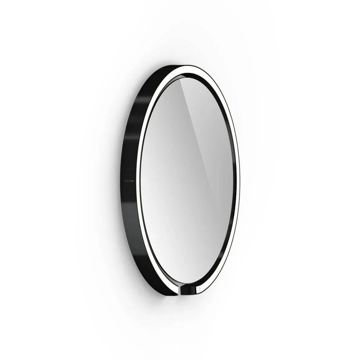 Occhio Mito sfera 40 wide Wand- / Spiegelleuchte, Spiegel klar