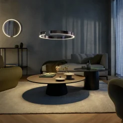 Occhio Mito sfera 60 wide Wand- / Spiegelleuchte, Spiegel getönt