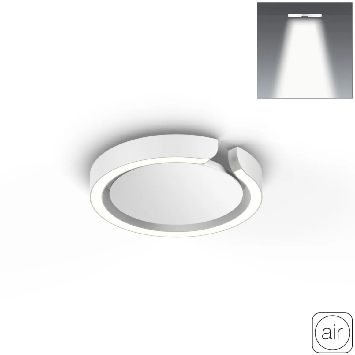 Occhio Mito soffitto 20 up "air" narrow LED Deckenleuchte