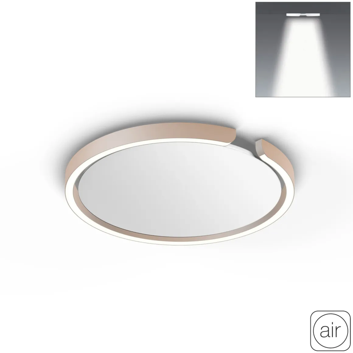 Occhio Mito soffitto 40 up "air" narrow LED Deckenleuchte