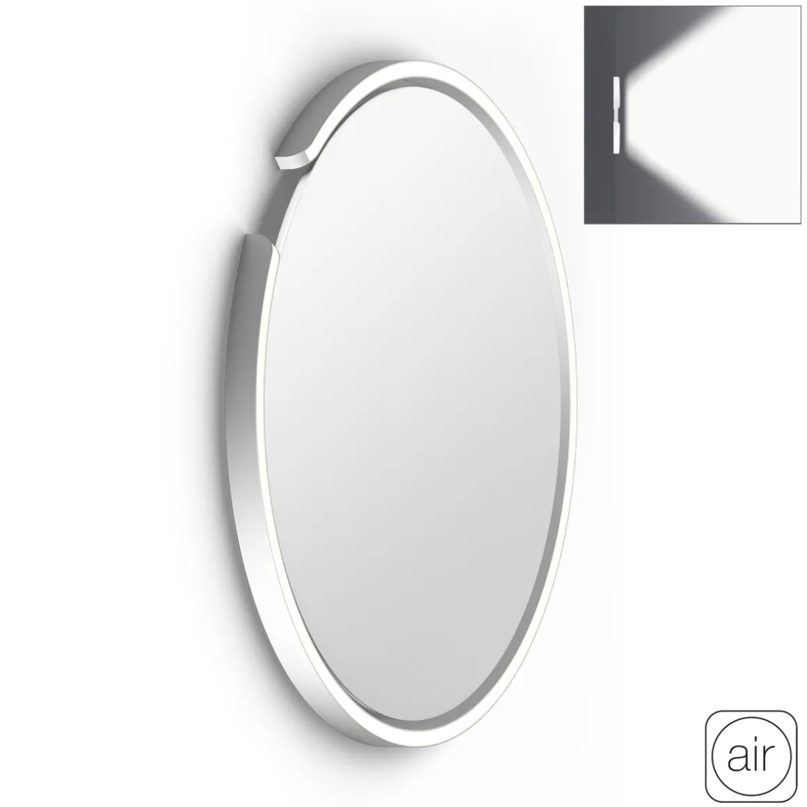 Occhio Mito soffitto 60 up "air" wide LED Wandleuchte