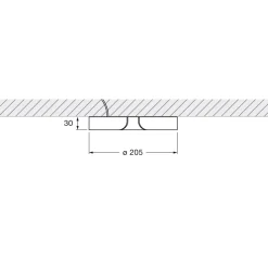 Occhio Mito soffitto 20 up narrow LED Deckenleuchte