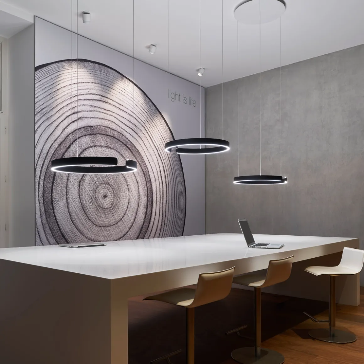 Occhio Mito sospeso 40 var up wide LED Pendelleuchte, variabel