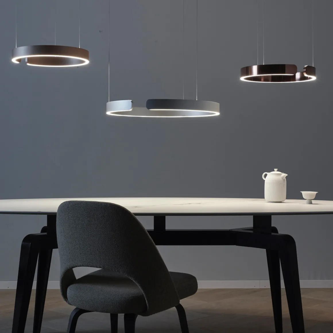 Occhio Mito sospeso 60 var up wide LED Pendelleuchte, variabel