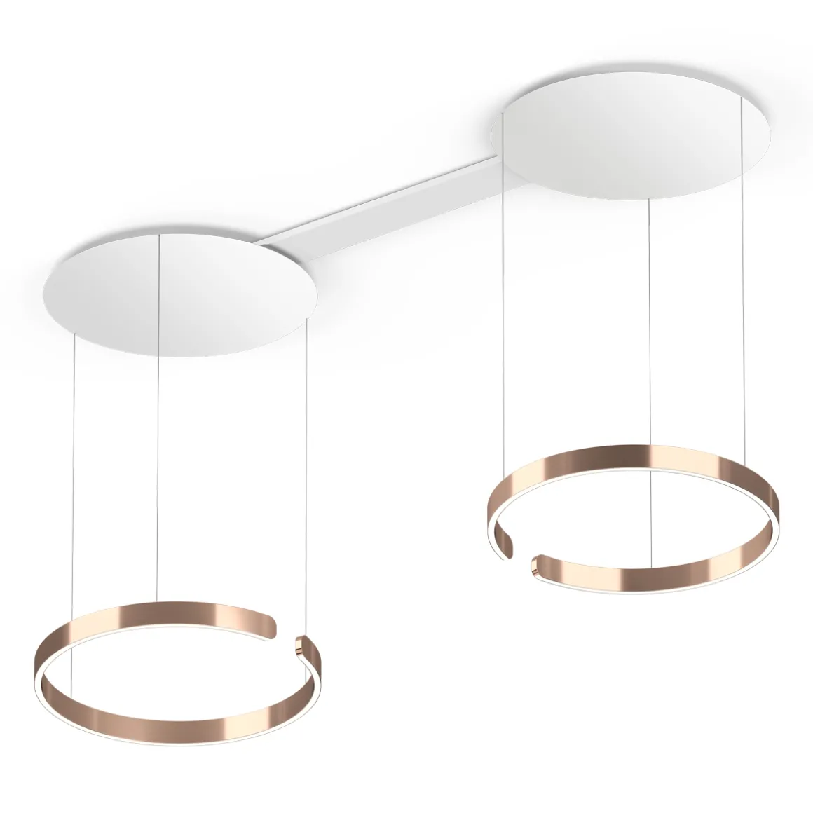 Occhio Mito sospeso due 60 var wide LED Pendelleuchte, variabel