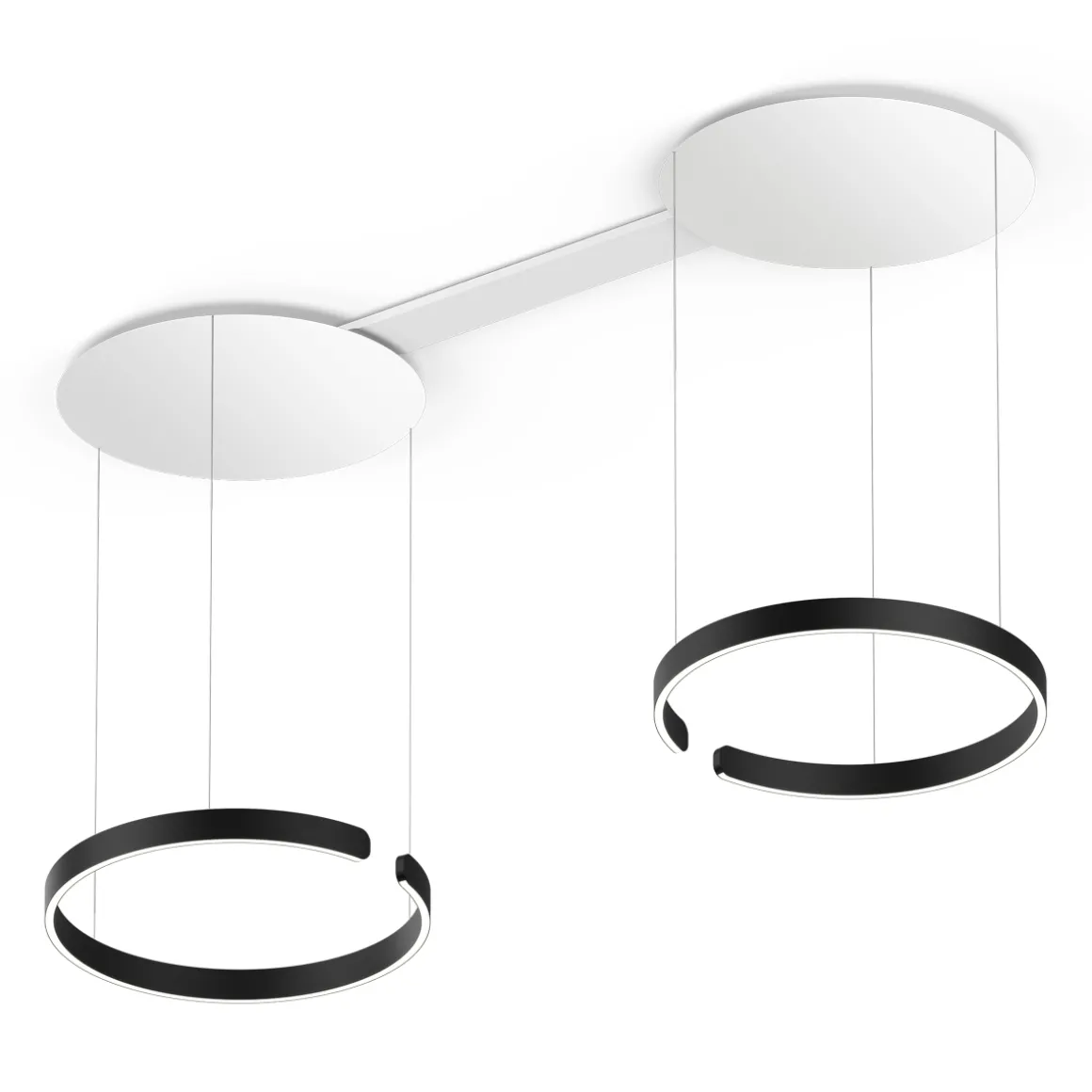 Occhio Mito sospeso due 60 var "air" narrow LED Pendelleuchte, variabel