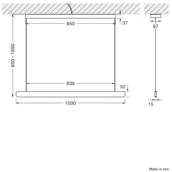 Occhio Mito volo 100 var up wide LED Pendelleuchte