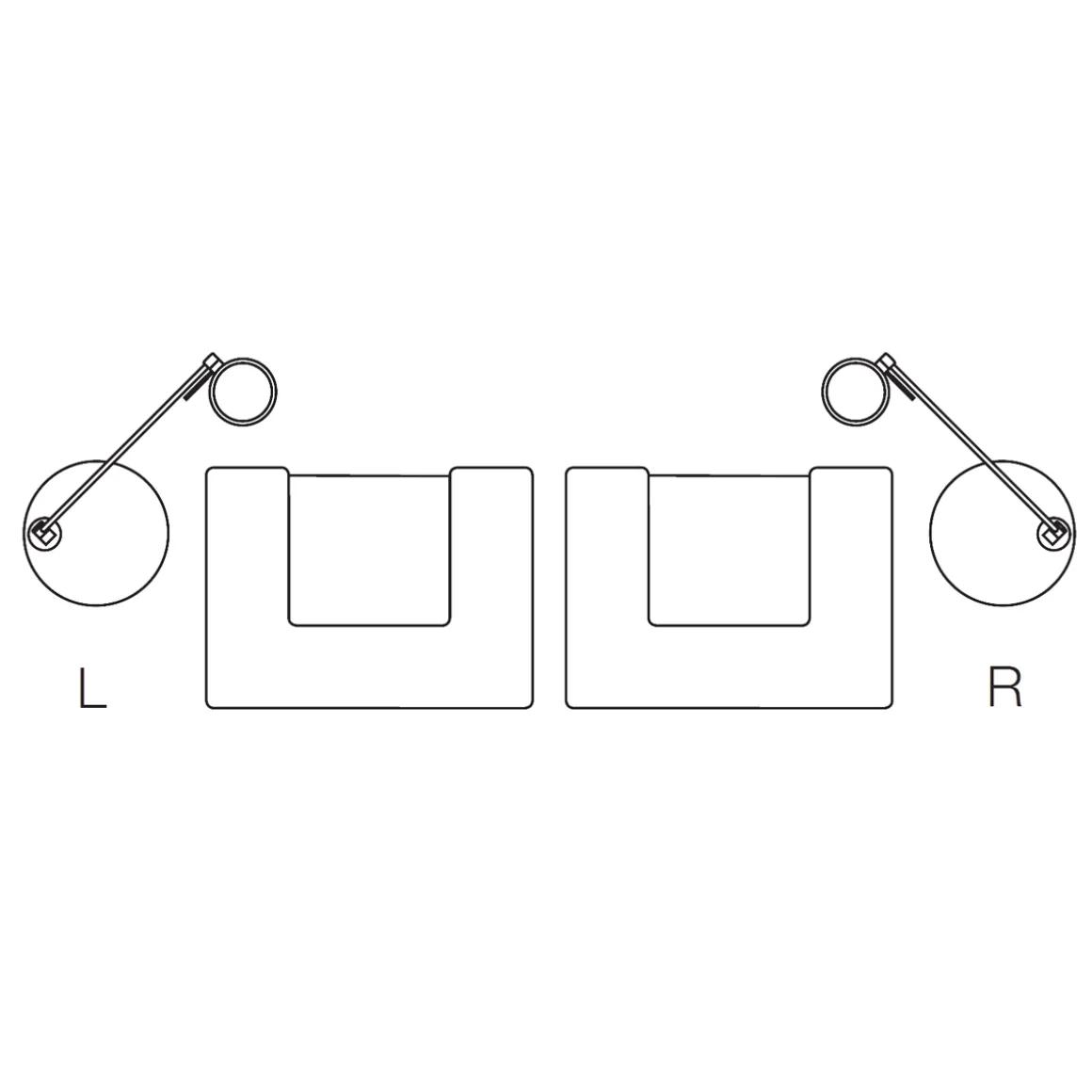 Occhio Sento C lettura LED Leseleuchte, 125 cm, 2700 K