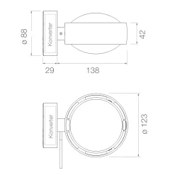 Occhio Sento D verticale up