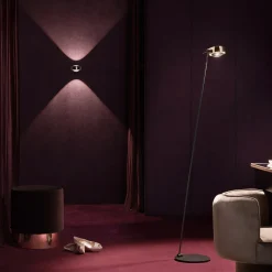 Occhio Sento D verticale up LED Wandleuchte, 2700 K