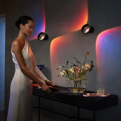 Occhio Sento D verticale up LED Wandleuchte, 2700 K