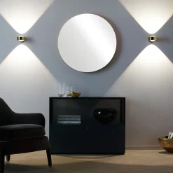 Occhio Sento D verticale up LED Wandleuchte, 2700 K