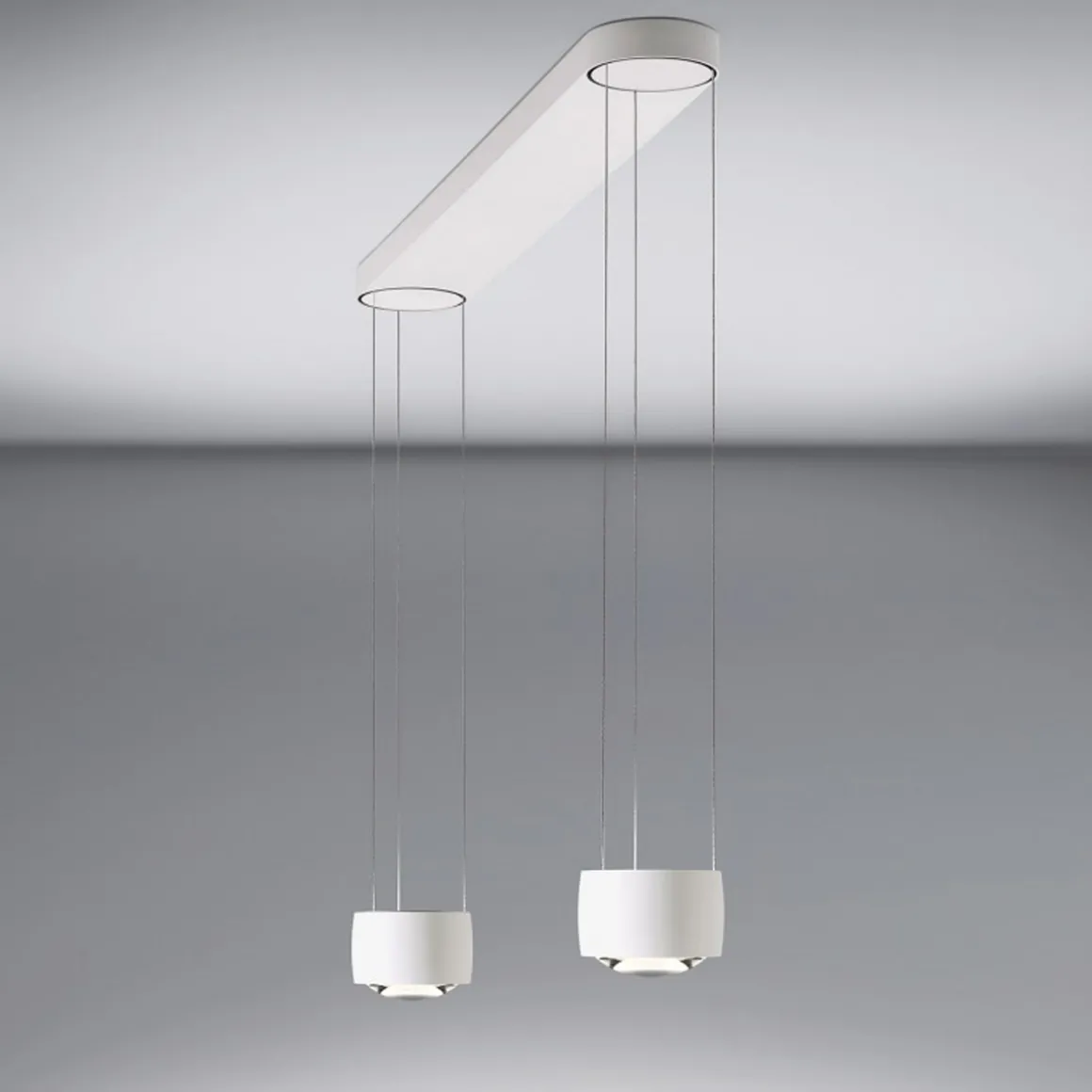 Occhio Sento E sospeso due up "air" LED Pendelleuchte, 2700 K, variabel