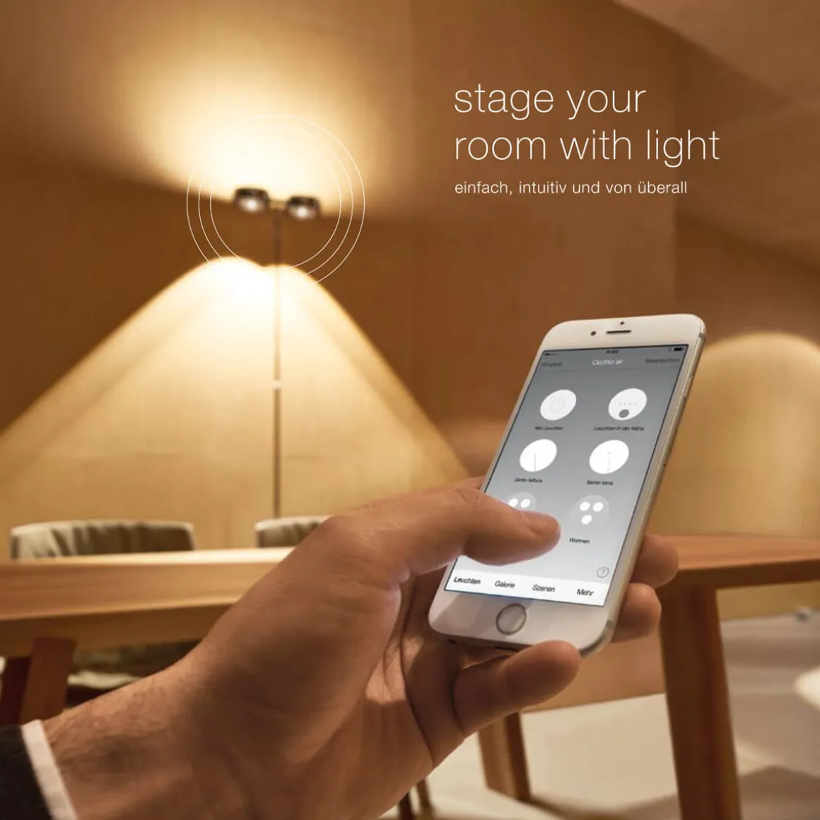 Occhio Sento E sospeso tre up "air" LED Pendelleuchte, 2700 K, variabel