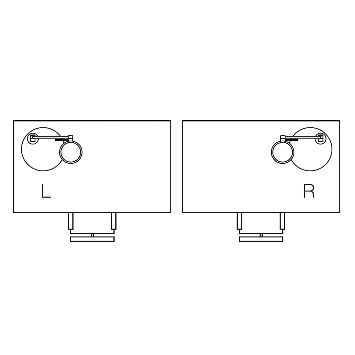 Occhio Sento E tavolo "air" LED Tischleuchte, 60 cm, 2700 K