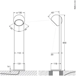 Occhio Sito palo Volt S80 Pollerleuchte