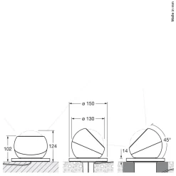 Occhio Sito R basso Volt S80 Bodenleuchte