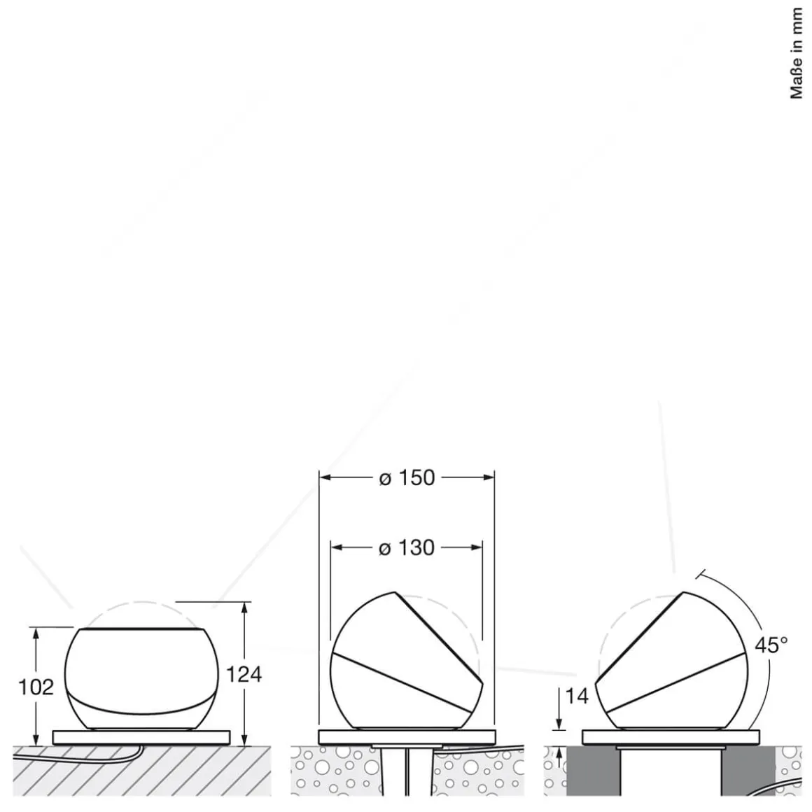 Occhio Sito R basso Volt S80 Bodenleuchte