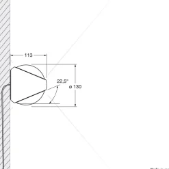 Occhio Sito verticale Volt C80 Wandleuchte