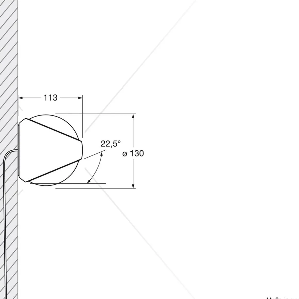 Occhio Sito verticale Volt C80 Wandleuchte