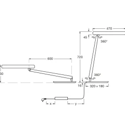 Occhio Taglio tavolo Tischleuchte