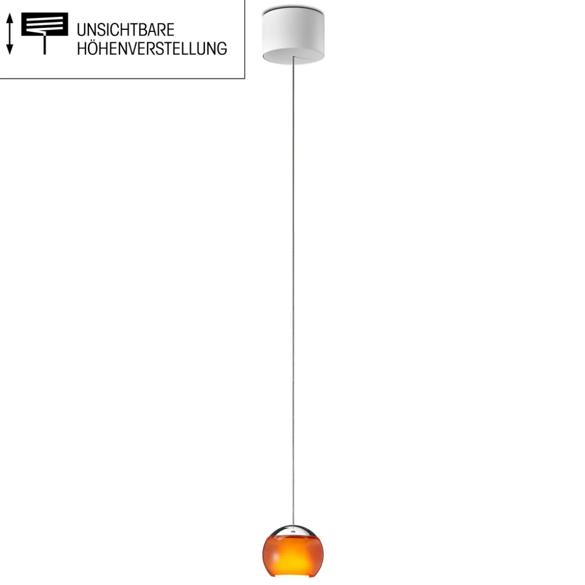 Oligo Balino LED Pendelleuchte, unsichtbare Höhenverstellung