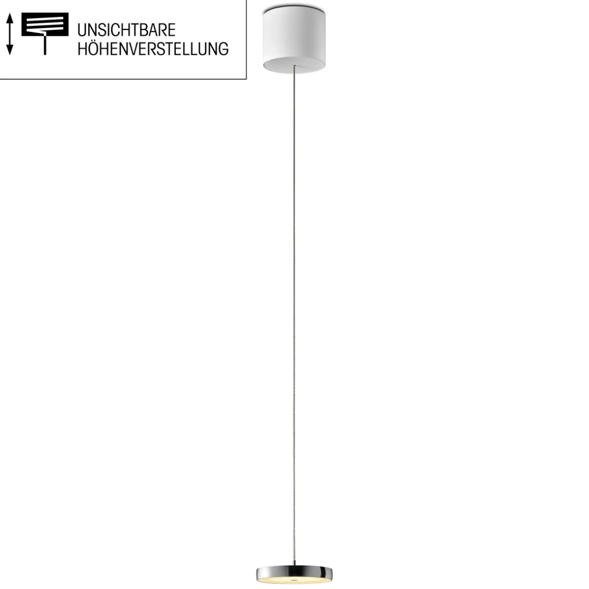 Oligo Decent LED Pendelleuchte, TW, unsichtbare Höhenverstellung