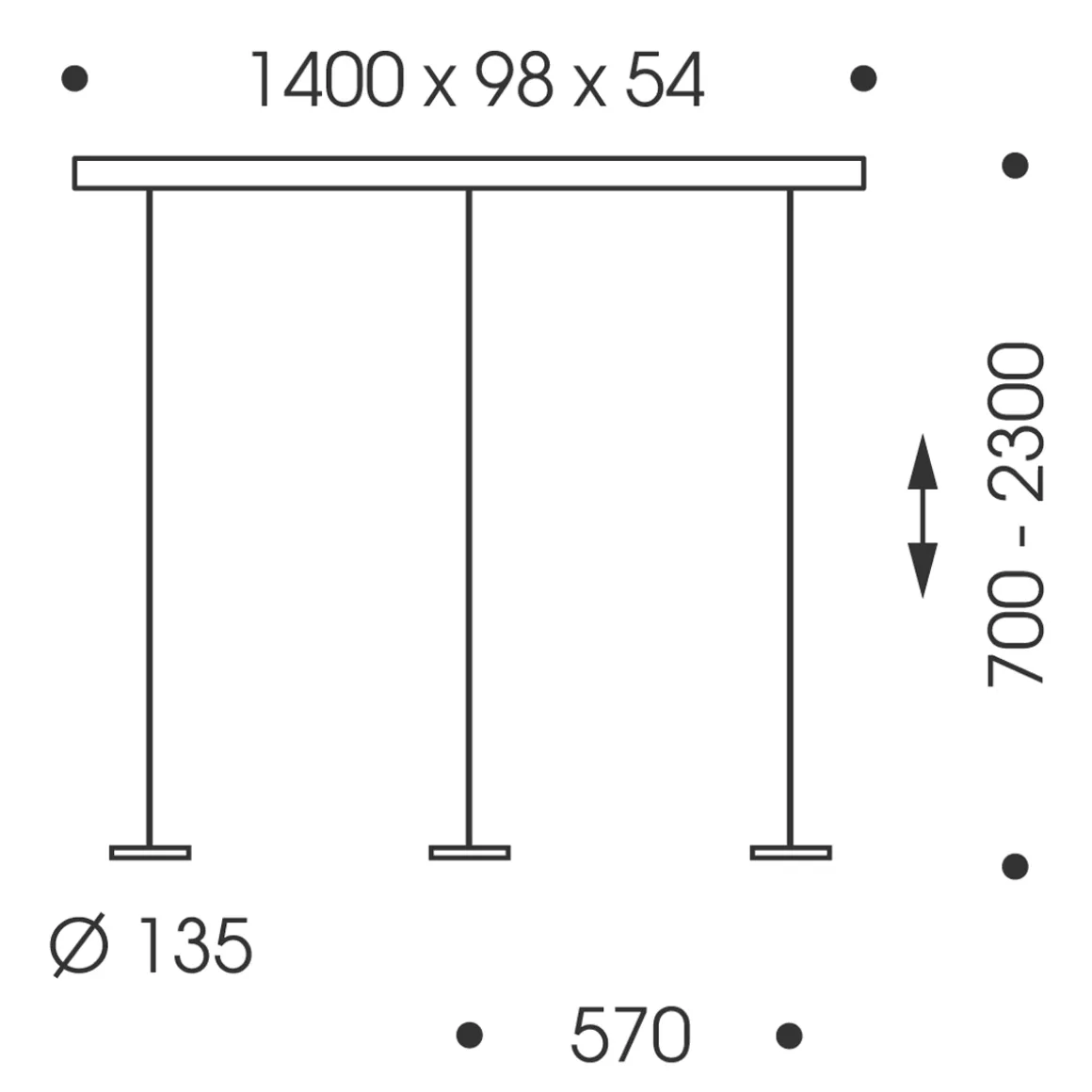 Oligo Decent LED Pendelleuchte, 3-flg., TW, unsichtbare Höhenverstellung, Baldachin: weiß matt