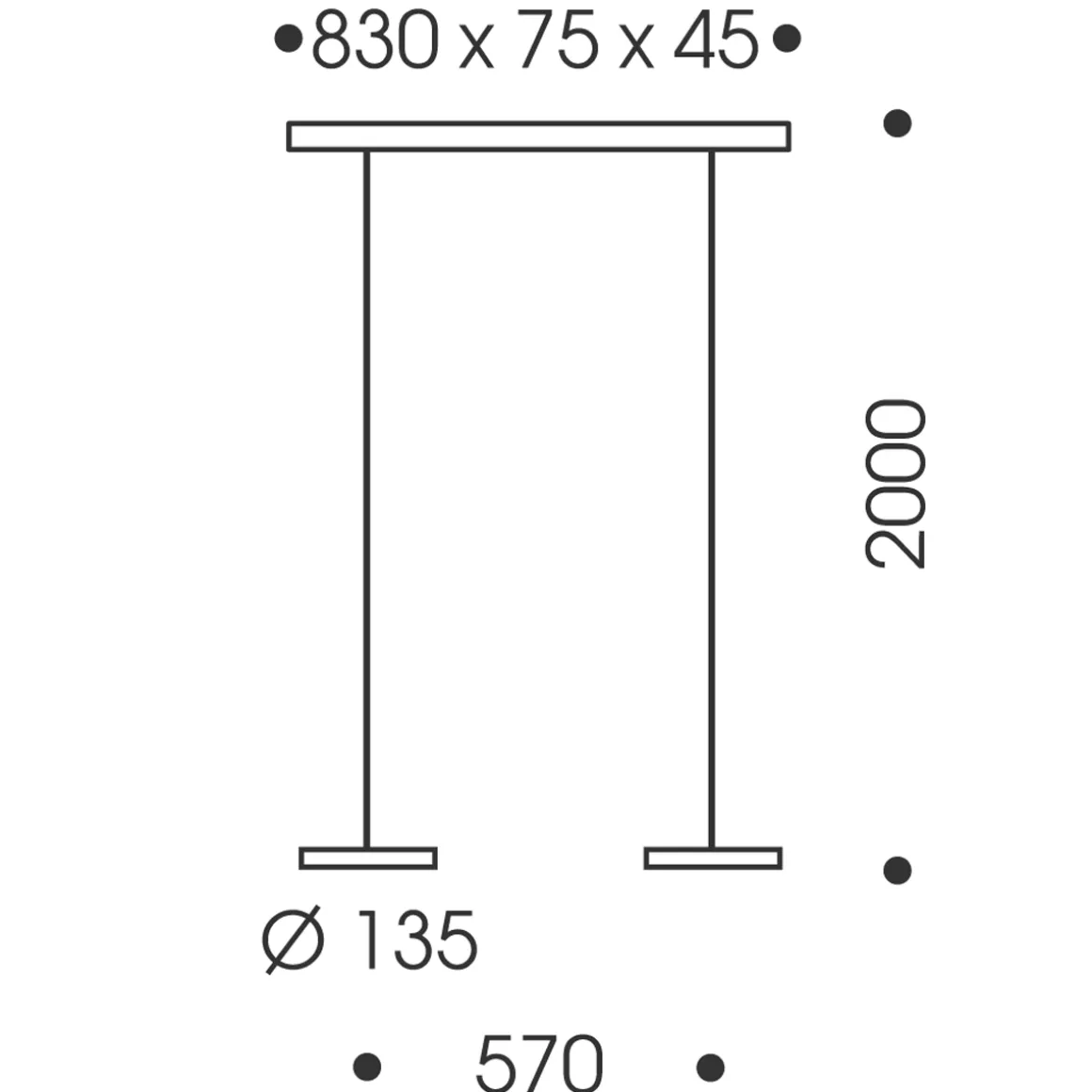 Oligo Decent LED Pendelleuchte, 2-flg., Tunable White