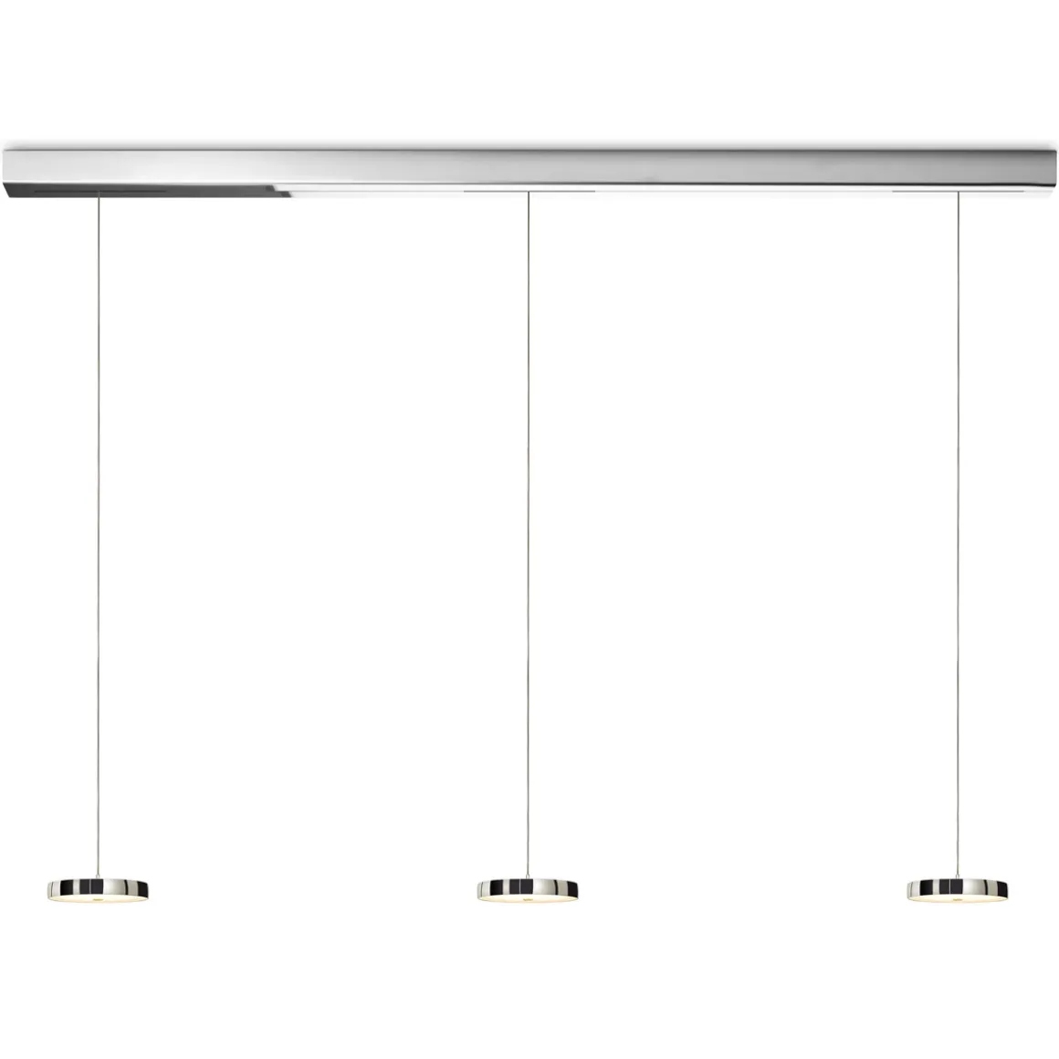 Oligo Decent LED Pendelleuchte, 3-flg., Tunable White