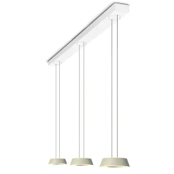 Oligo Glance LED Pendelleuchte, 3-flg., unsichtbare Höhenverstellung