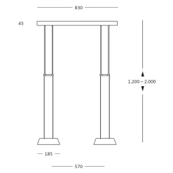 Oligo Glance LED Pendelleuchte, 2-flg.