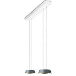 Oligo Glance LED Pendelleuchte, 2-flg., unsichtbare Höhenverstellung