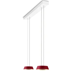 Oligo Glance LED Pendelleuchte, 2-flg., unsichtbare Höhenverstellung