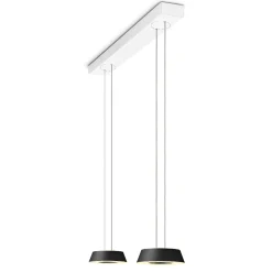 Oligo Glance LED Pendelleuchte, 2-flg., unsichtbare Höhenverstellung