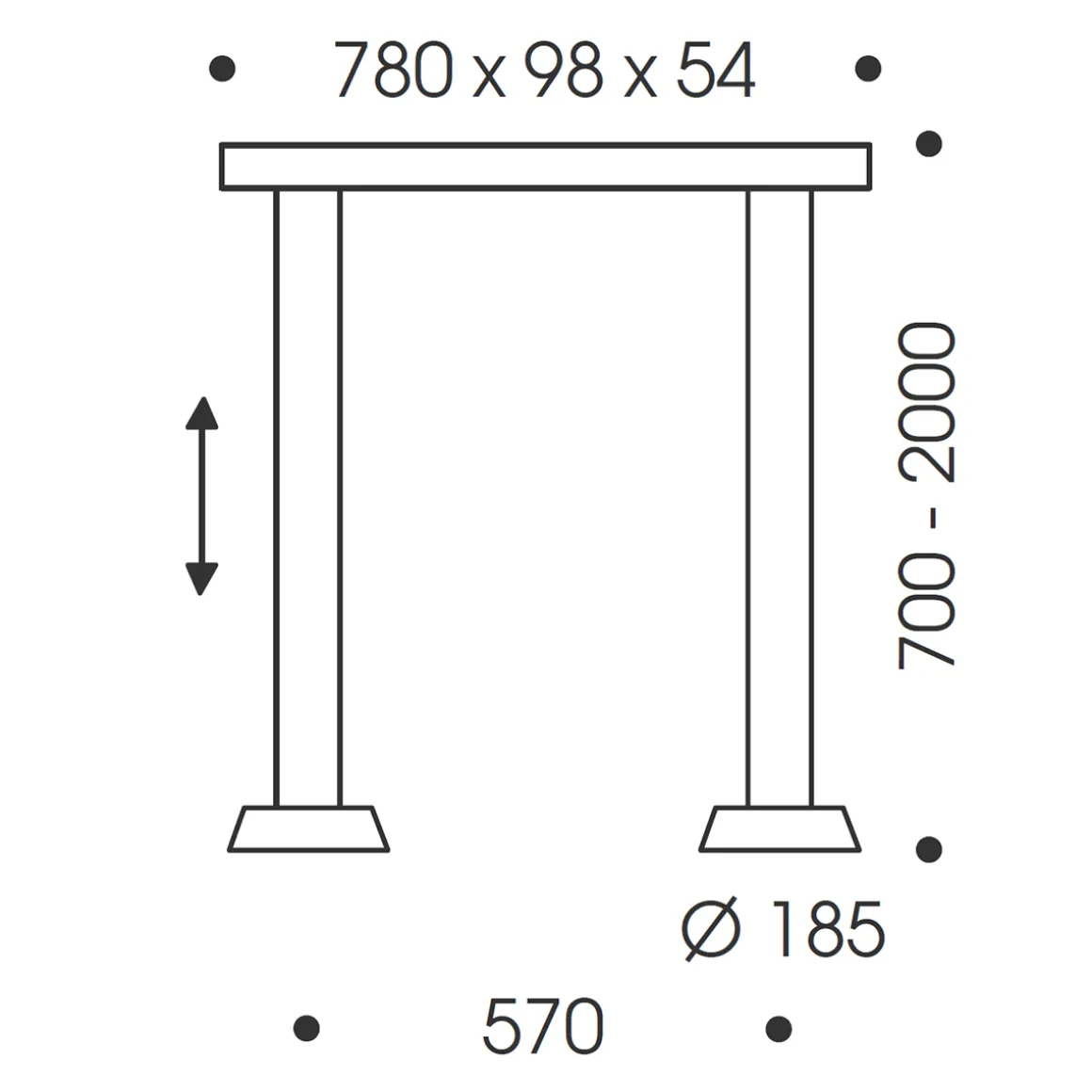 Oligo Glance LED Pendelleuchte, 2-flg., unsichtbare Höhenverstellung